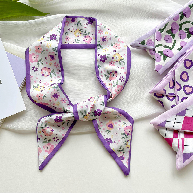 Yeni Lüks Dar Kısa kadının ipe - Silk Neck Scarf incelemesi ve fiyatı